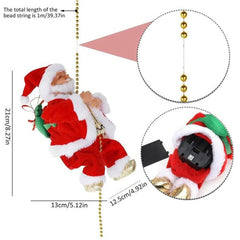 Lofaris Chimney Climbing Santa Claus Toys for Christmas Gifts