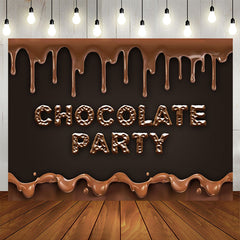 Lofaris Chocolate Party Candyland Sweet Birthday Backdrop
