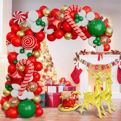 Lofaris Christmas Candy Balloons Garland Arch Kit Party Decorations