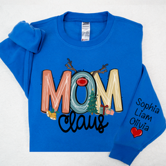 Lofaris Christmas Claus Mom And Kids Mother Day Gift For Sweatshirt LTP01