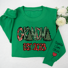 Lofaris Christmas Tree Grandma Est And Kids Custom LTP01