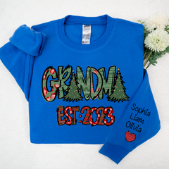 Lofaris Christmas Tree Grandma Est And Kids Custom LTP01
