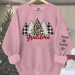 Lofaris Christmas Trees With Lights Grandma Shirt Sweatshirt 03