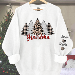 Lofaris Christmas Trees With Lights Grandma Shirt Sweatshirt 03