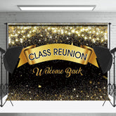 Lofaris Class Reunion Welcome Back Black Spark Party Backdrop