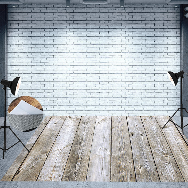 Lofaris Classic Burlywood Color Timber Wood Floor Backdrop