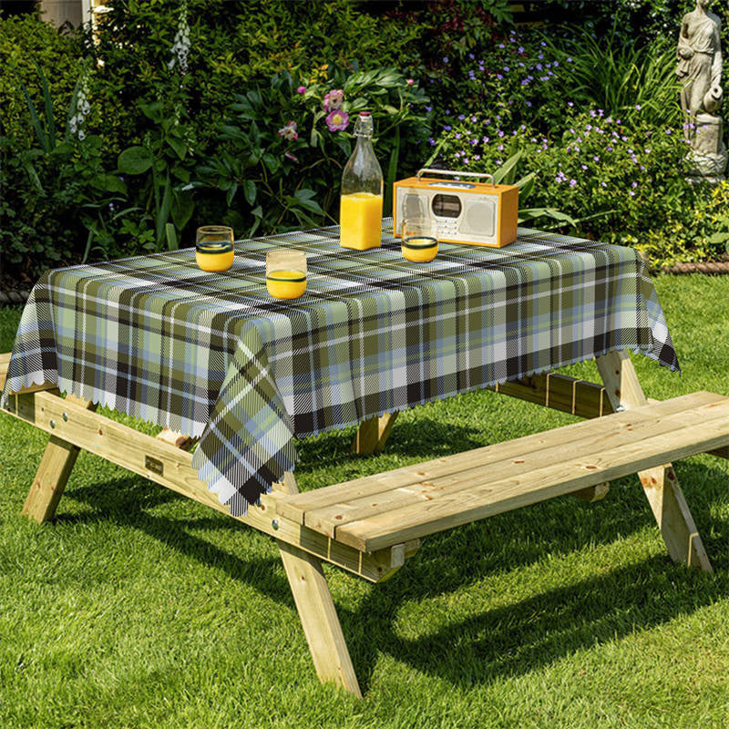 Lofaris Classic Green Tartan Plaid Rectangle Tablecloth