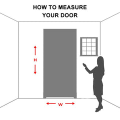 Classic Red Snowflake Patterns Christmas Door Cover