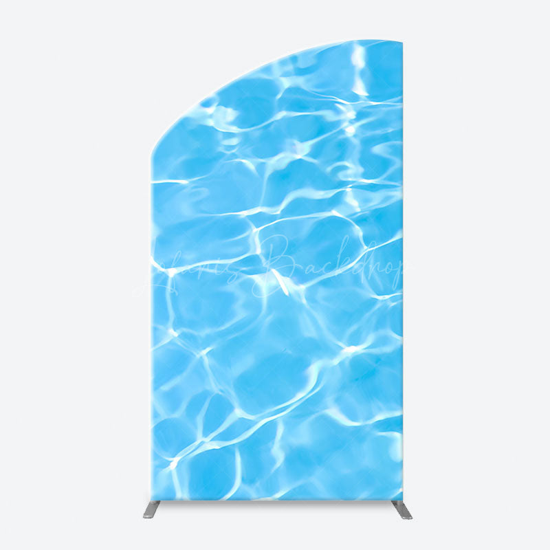 Lofaris Clean Water Waves Summer Arch Pool Party Backdrop