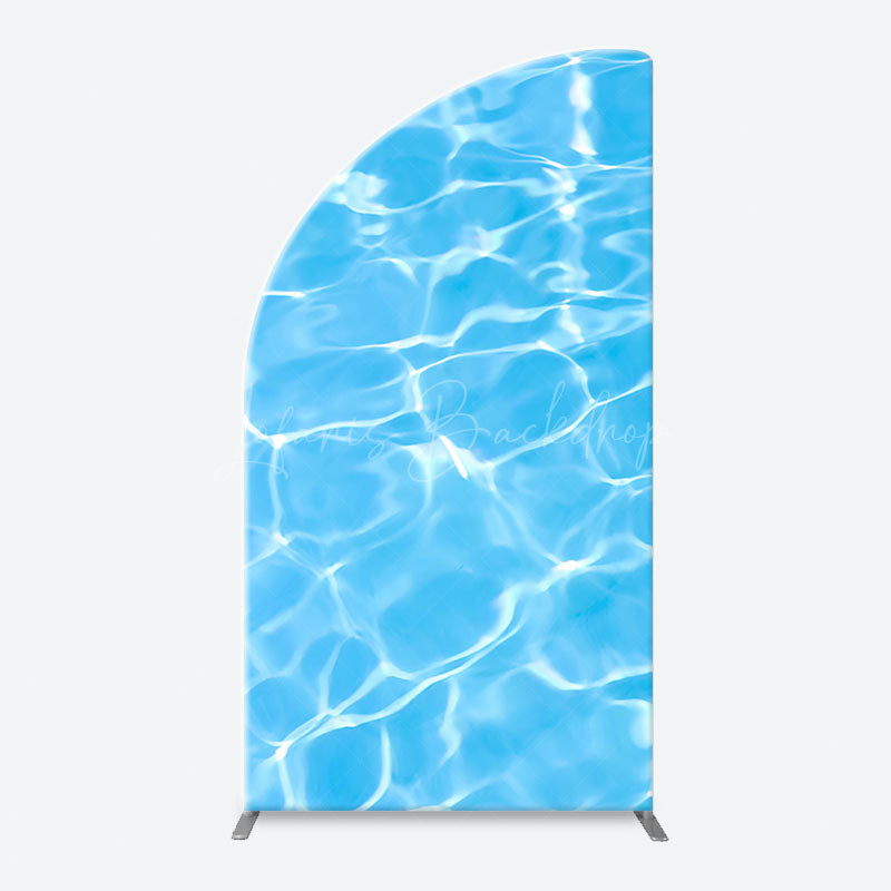 Lofaris Clean Water Waves Summer Arch Pool Party Backdrop