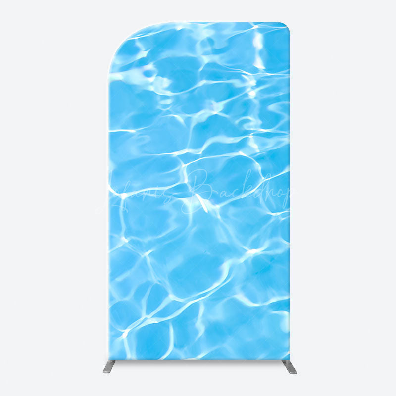 Lofaris Clean Water Waves Summer Arch Pool Party Backdrop