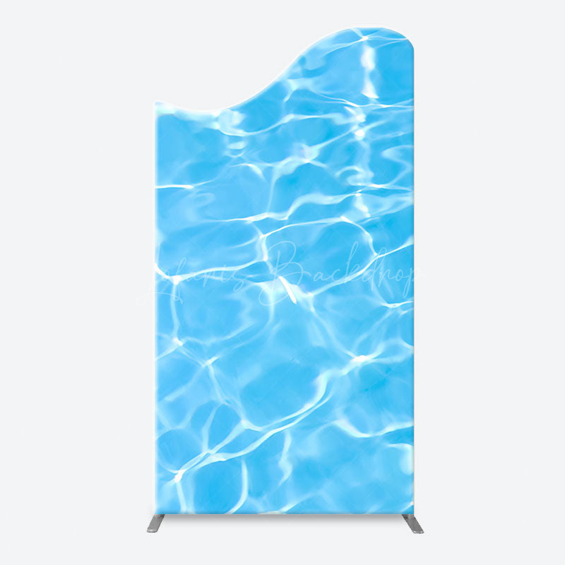 Lofaris Clean Water Waves Summer Arch Pool Party Backdrop