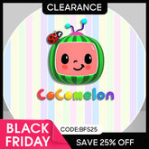 (Ship In 24HR) Circle Watermelon Stripe Birthday Backdrop For Party