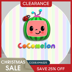 (Ship In 24HR) Circle Watermelon Stripe Birthday Backdrop For Party