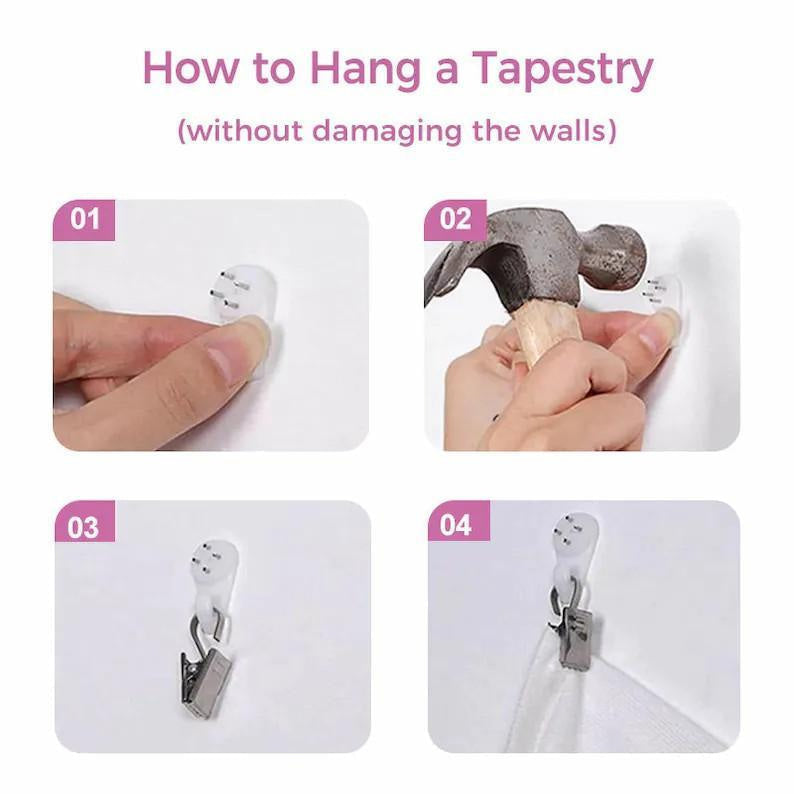 Lofaris (Clearance | Ship In 24HR) Psychedelic Flower Eyes Abstract Cartoon Wall Tapestry