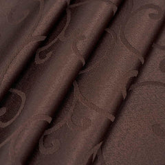 Lofaris Coffee Round Luxury Premium Polyester Table Cover