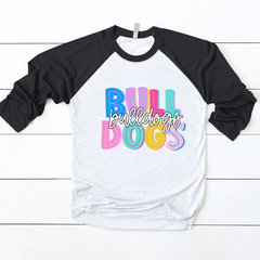Lofaris Colored School Mascot Teacher Custom Baseball Shirt