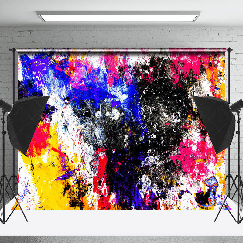 Lofaris Colorful Abstract Graffiti Wall Backdrop For Photo