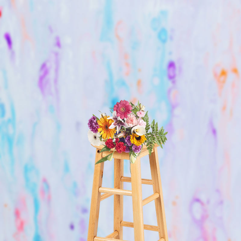 Lofaris Colorful Bubble Fantasy Marble Texture Backdrop