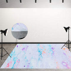 Lofaris Colorful Bubble Fantasy Marble Texture Floor Mat