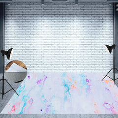 Lofaris Colorful Bubble Fantasy Marble Texture Floor Mat