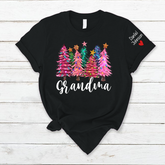 Lofaris Colorful Christmas Trees Love Grandma Kids T - Shirt