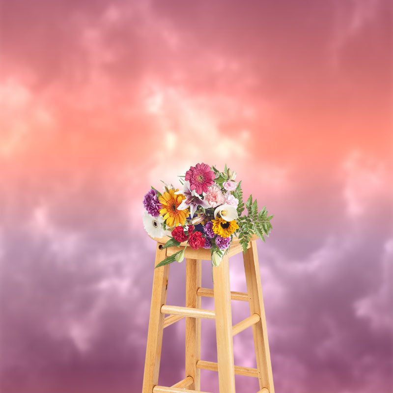 Lofaris Colorful Clouds Abstract Textured Backdrop For Photo