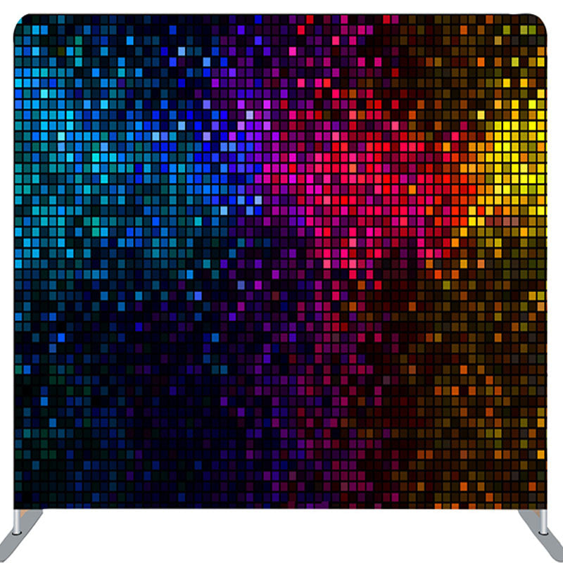 Lofaris Colorful Disco Sequin Glitter Dance Party Backdrop