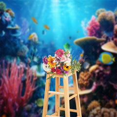 Lofaris Colorful Fish Coral Blue Beautiful Undersea Backdrop