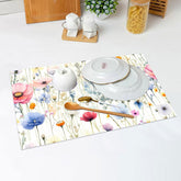 Lofaris Colorful Floral Spring Vintage Set Of 4 Placemats