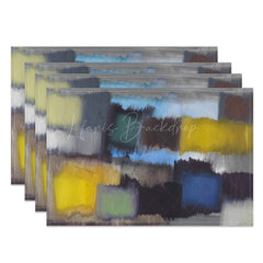 Lofaris Colorful Morden Abstract Painting Set Of 4 Placemats