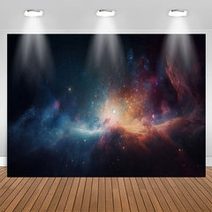 Lofaris Colorful Mystery Glitter Universe Birthday Backdrop