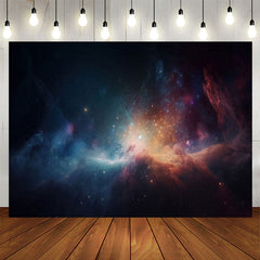 Lofaris Colorful Mystery Glitter Universe Birthday Backdrop