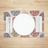 Lofaris Colorful Pattern Vintage Dining Set Of 4 Placemats