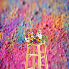 Lofaris Colorful Pigment Granules Texture Bokeh Backdrop