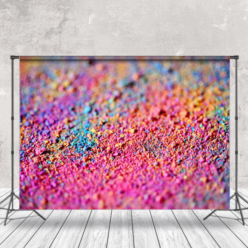 Lofaris Colorful Pigment Granules Texture Bokeh Backdrop