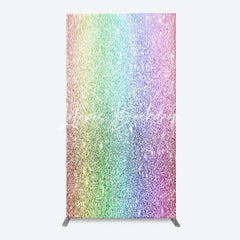 Lofaris Colorful Rainbow Glitter Arch Backdrop For Birthday