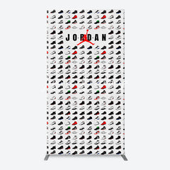 Lofaris Colorful Sneakers Sports Theme Arch Birthday Backdrop