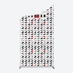 Lofaris Colorful Sneakers Sports Theme Arch Birthday Backdrop