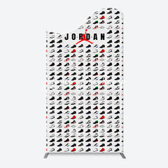 Lofaris Colorful Sneakers Sports Theme Arch Birthday Backdrop