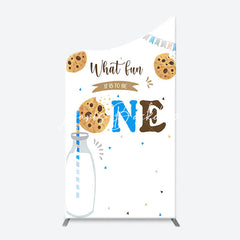 Lofaris Cookie Milk It Is To Be One Birthday Arch Backdrop