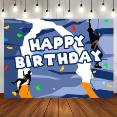 Lofaris Cool Climbing Exercises Sports Style Birthday Backdrop