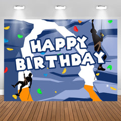 Lofaris Cool Climbing Exercises Sports Style Birthday Backdrop