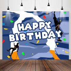Lofaris Cool Climbing Exercises Sports Style Birthday Backdrop