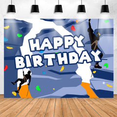 Lofaris Cool Climbing Exercises Sports Style Birthday Backdrop