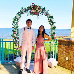 Lofaris Gold Reconfigurable arbor metal arch decor backdrop stand