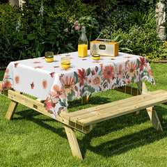 Lofaris Country Flowers Decorative Rectangle Tablecloth