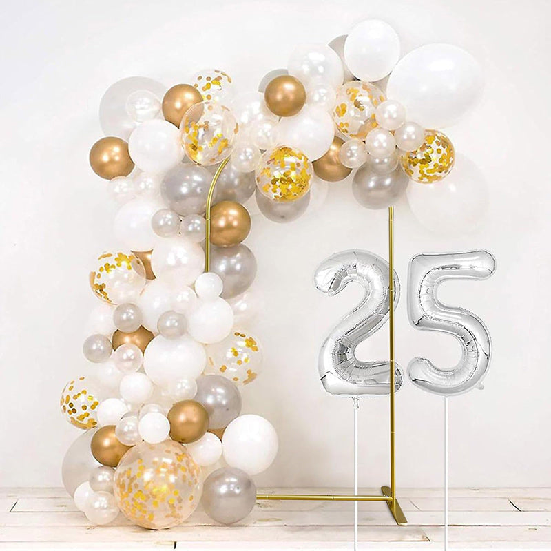 Lofaris Gold Wedding Backdrop Flower Arch Frame Party Decor