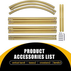 Lofaris Gold 1.6X4FT Wedding Backdrop Arch Frame Party Decor