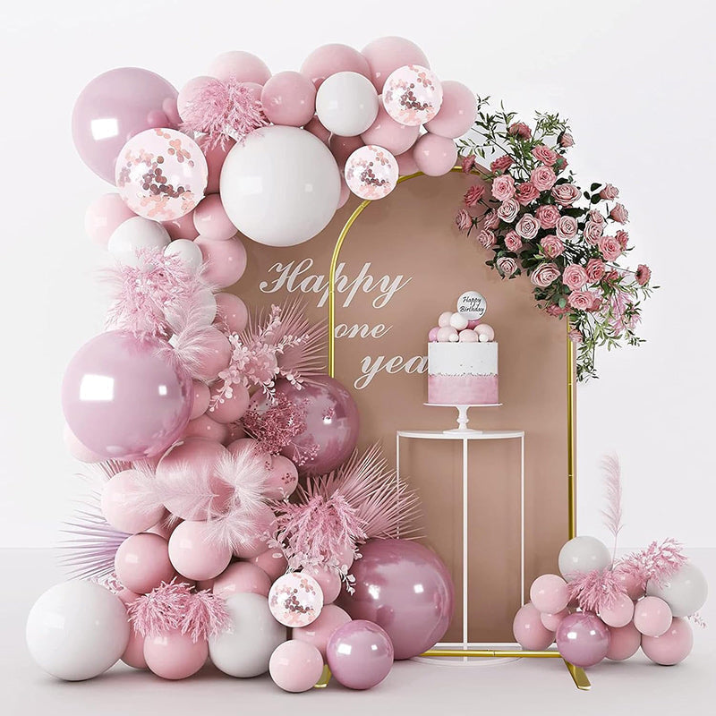 Lofaris Gold Wedding Backdrop Flower Arch Frame Party Decor